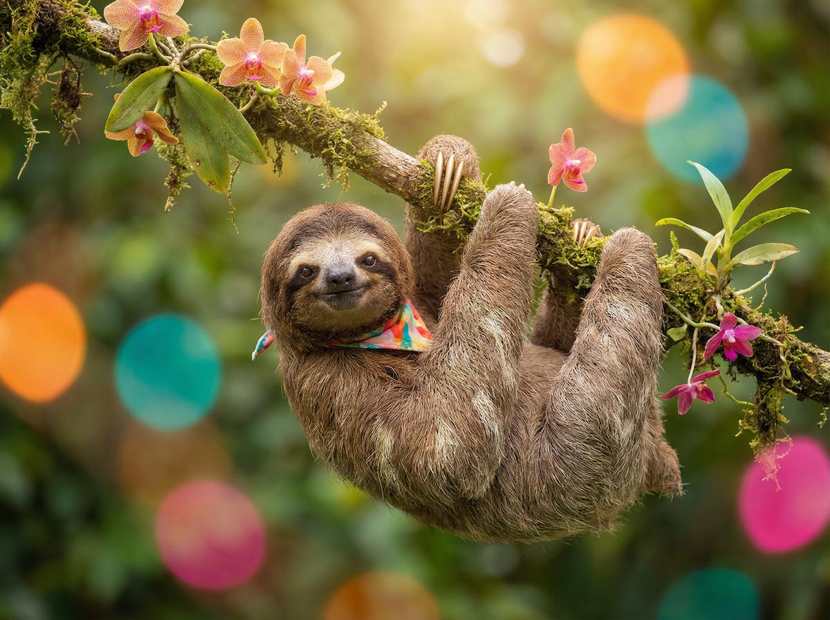 小马拉大车树懒生活视频